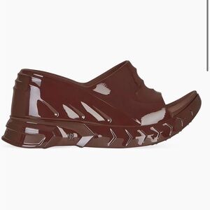 Givenchy Marshmallow Wedge Sandals in Rubber